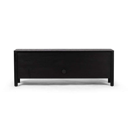 Four Hands - Pollard Media Console - Brushed Ebony Oak Veneer - 234976-001 veiw 3