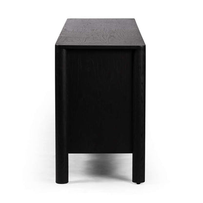 Four Hands - Pollard Media Console - Brushed Ebony Oak Veneer - 234976-001 veiw 8