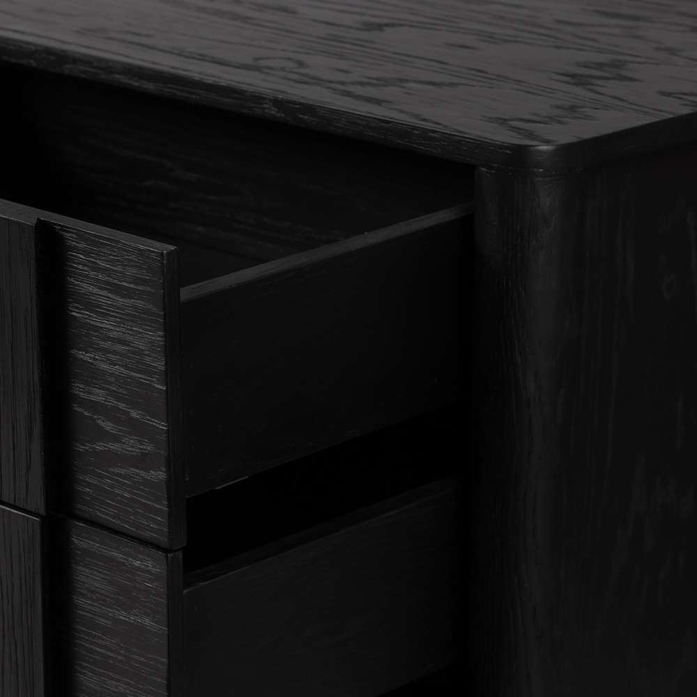 Four Hands - Pollard Media Console - Brushed Ebony Oak Veneer - 234976-001 veiw 9