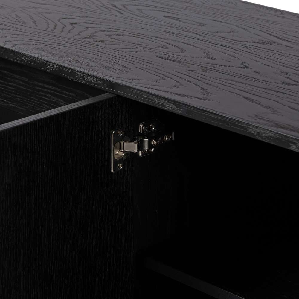 Four Hands - Pollard Media Console - Brushed Ebony Oak Veneer - 234976-001 veiw 11
