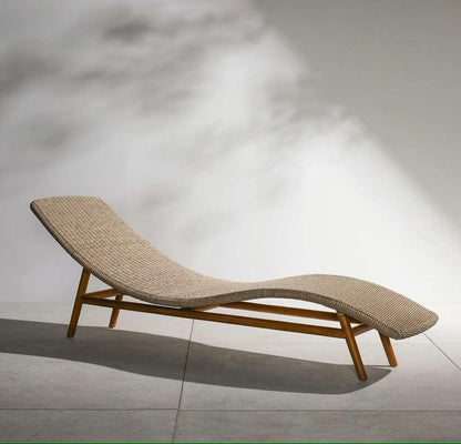 Four Hands - Portia Outdoor Chaise - Vintage White - 229227-002 veiw 4