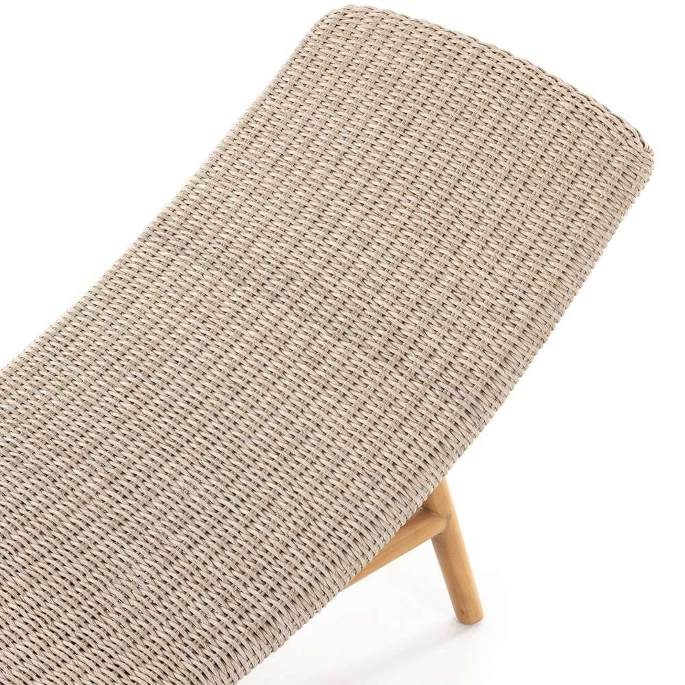 Four Hands - Portia Outdoor Chaise - Vintage White - 229227-002 veiw 10