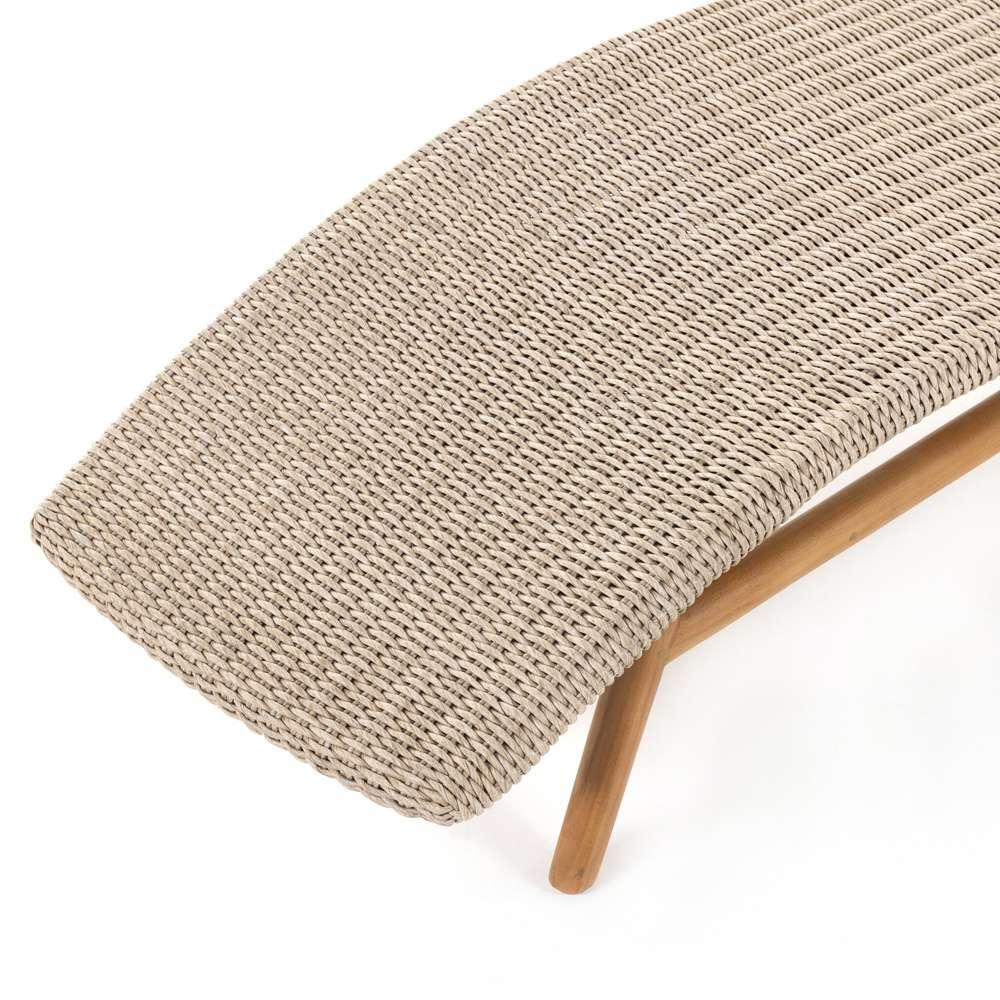 Four Hands - Portia Outdoor Chaise - Vintage White - 229227-002 veiw 11