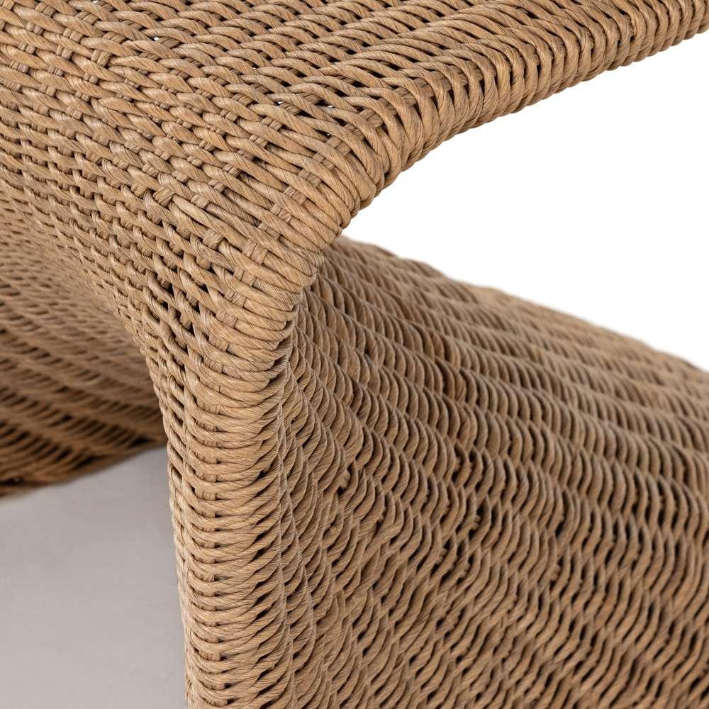 Four Hands - Portia Outdoor Dining Chair - Vintage Ntrl - 106915-006 veiw 3