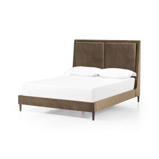 Four Hands - Potter Queen Bed - Surrey Olive - 106124-020 veiw 1
