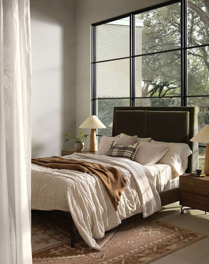 Four Hands - Potter Queen Bed - Surrey Olive - 106124-020 veiw 4