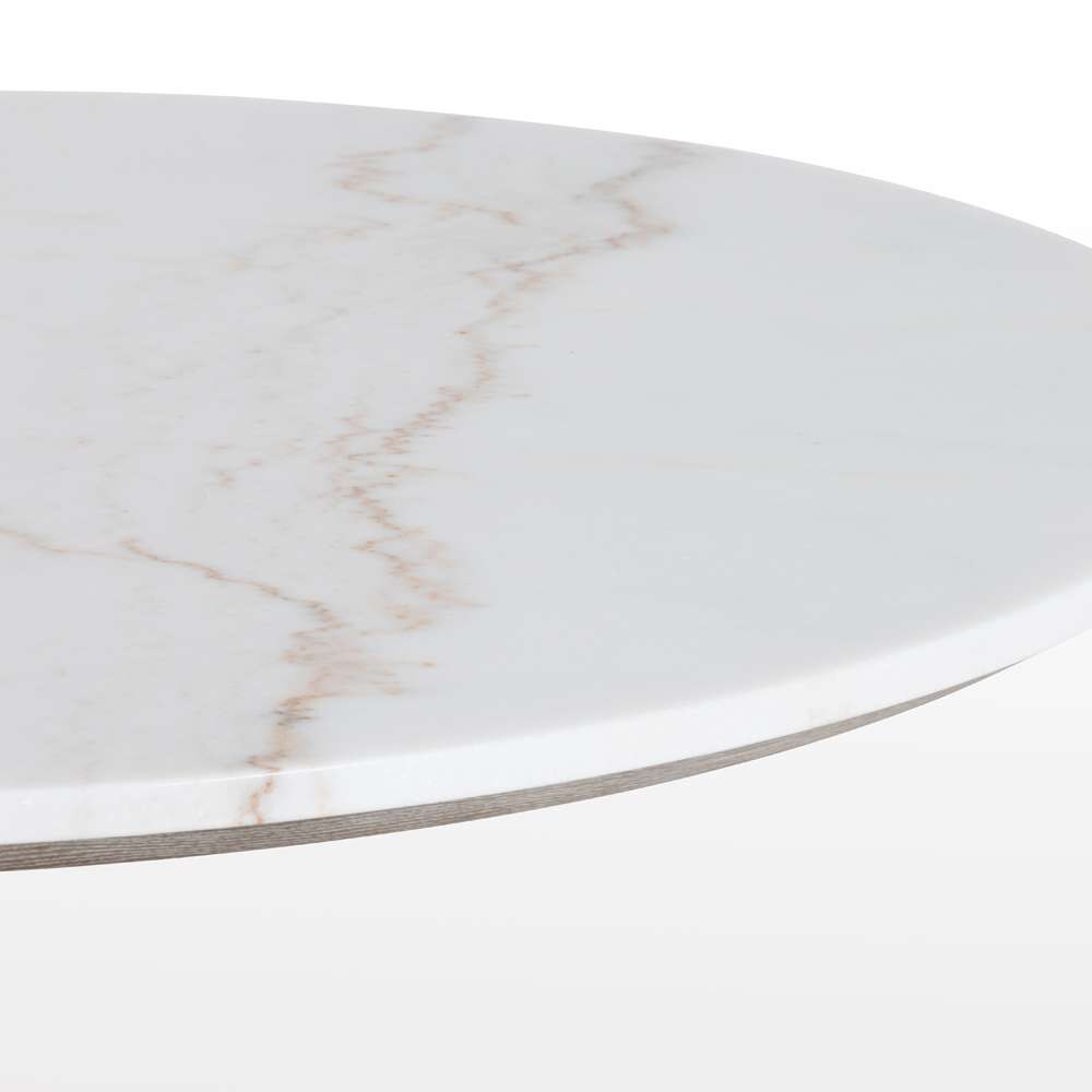 Four Hands - Powell Bistro Table - 42in - White Marble - CIMP-134C veiw 2