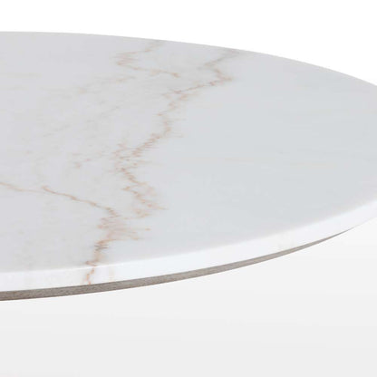 Four Hands - Powell Bistro Table - 42in - White Marble - CIMP-134C veiw 2