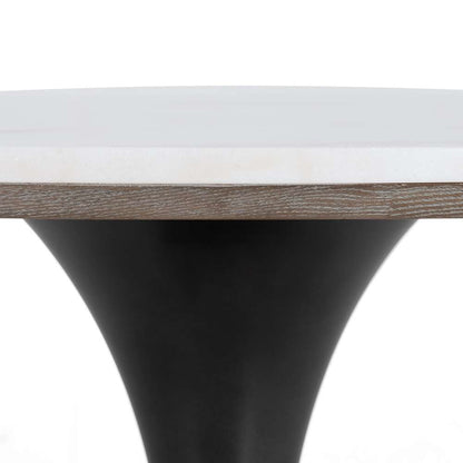 Four Hands - Powell Bistro Table - 42in - White Marble - CIMP-134C veiw 4