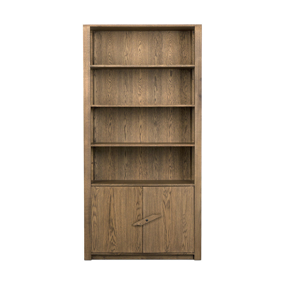 Four Hands - Prescott - Bedford Bookcase - Warm Natural Oak - 247875-002_CLOSEOUT view 2