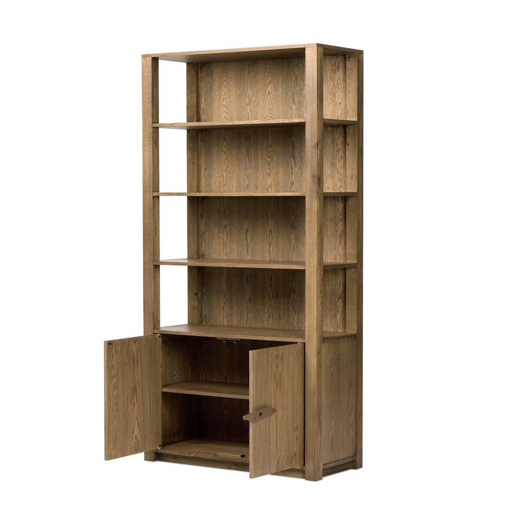 Four Hands - Prescott - Bedford Bookcase - Warm Natural Oak - 247875-002_CLOSEOUT view 4