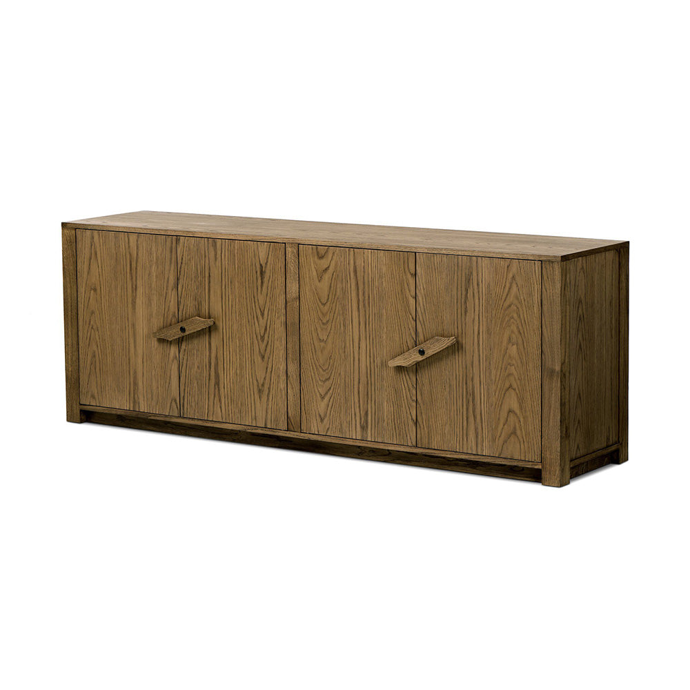 Four Hands - Prescott - Bedford Media Console - Warm Natural Oak Veneer - 247895-002_CLOSEOUT view 1