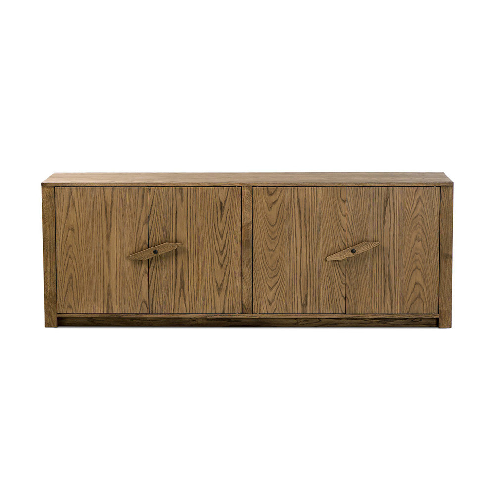 Four Hands - Prescott - Bedford Media Console - Warm Natural Oak Veneer - 247895-002_CLOSEOUT view 2