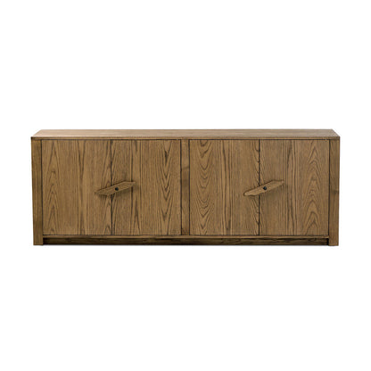 Four Hands - Prescott - Bedford Media Console - Warm Natural Oak Veneer - 247895-002_CLOSEOUT view 2