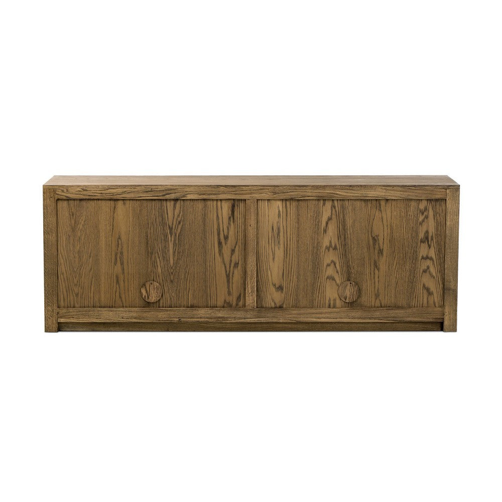 Four Hands - Prescott - Bedford Media Console - Warm Natural Oak Veneer - 247895-002_CLOSEOUT view 5
