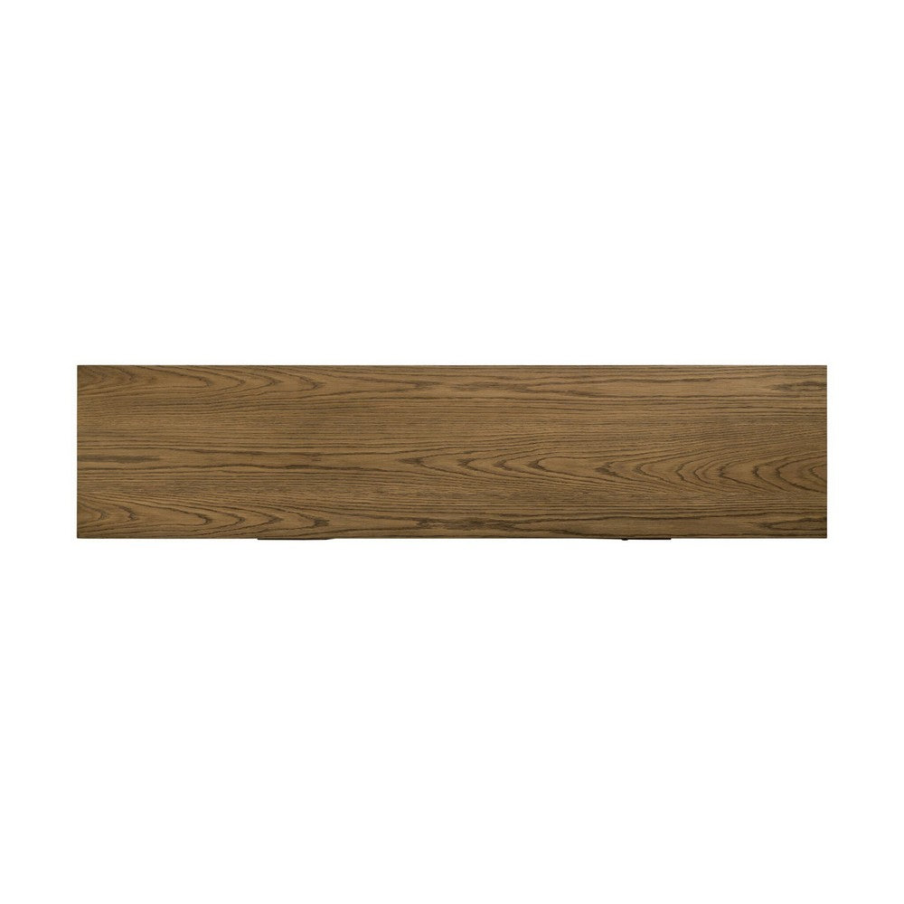 Four Hands - Prescott - Bedford Media Console - Warm Natural Oak Veneer - 247895-002_CLOSEOUT view 6