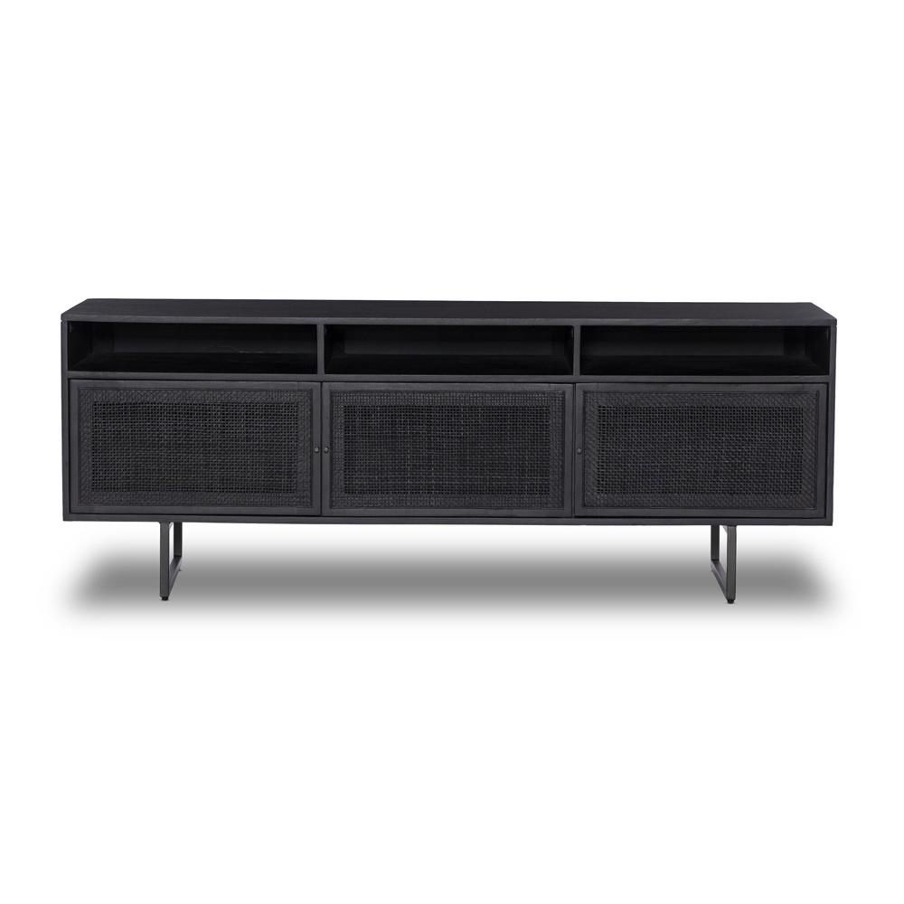 Four Hands - Prescott - Carmel Media Console - Black Wash - 106682-006 veiw 2