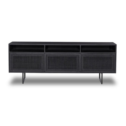 Four Hands - Prescott - Carmel Media Console - Black Wash - 106682-006 veiw 2