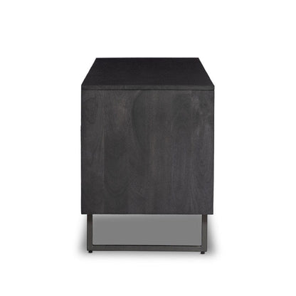 Four Hands - Prescott - Carmel Media Console - Black Wash - 106682-006 veiw 3