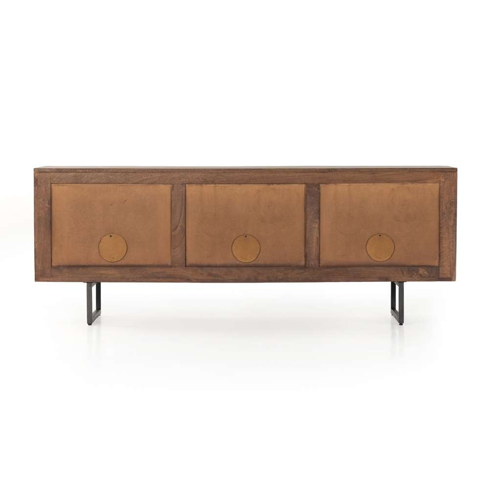 Four Hands - Prescott - Carmel Media Console-Brown Wash - 106682-005 veiw 2