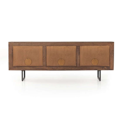 Four Hands - Prescott - Carmel Media Console-Brown Wash - 106682-005 veiw 2