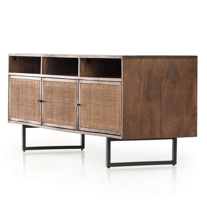 Four Hands - Prescott - Carmel Media Console-Brown Wash - 106682-005 veiw 3