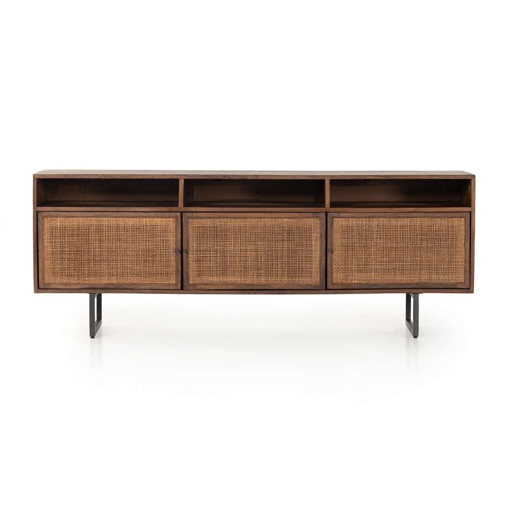 Four Hands - Prescott - Carmel Media Console-Brown Wash - 106682-005 veiw 6