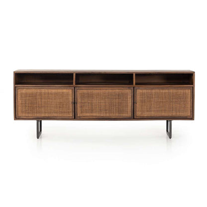 Four Hands - Prescott - Carmel Media Console-Brown Wash - 106682-005 veiw 6