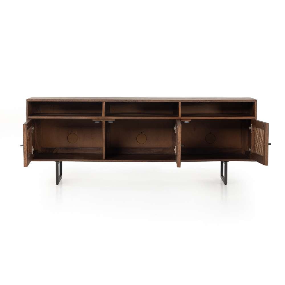 Four Hands - Prescott - Carmel Media Console-Brown Wash - 106682-005 veiw 7