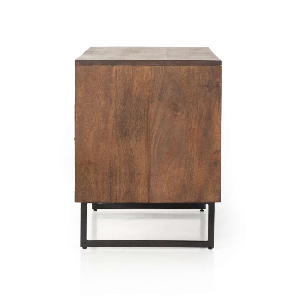 Four Hands - Prescott - Carmel Media Console-Brown Wash - 106682-005 veiw 8