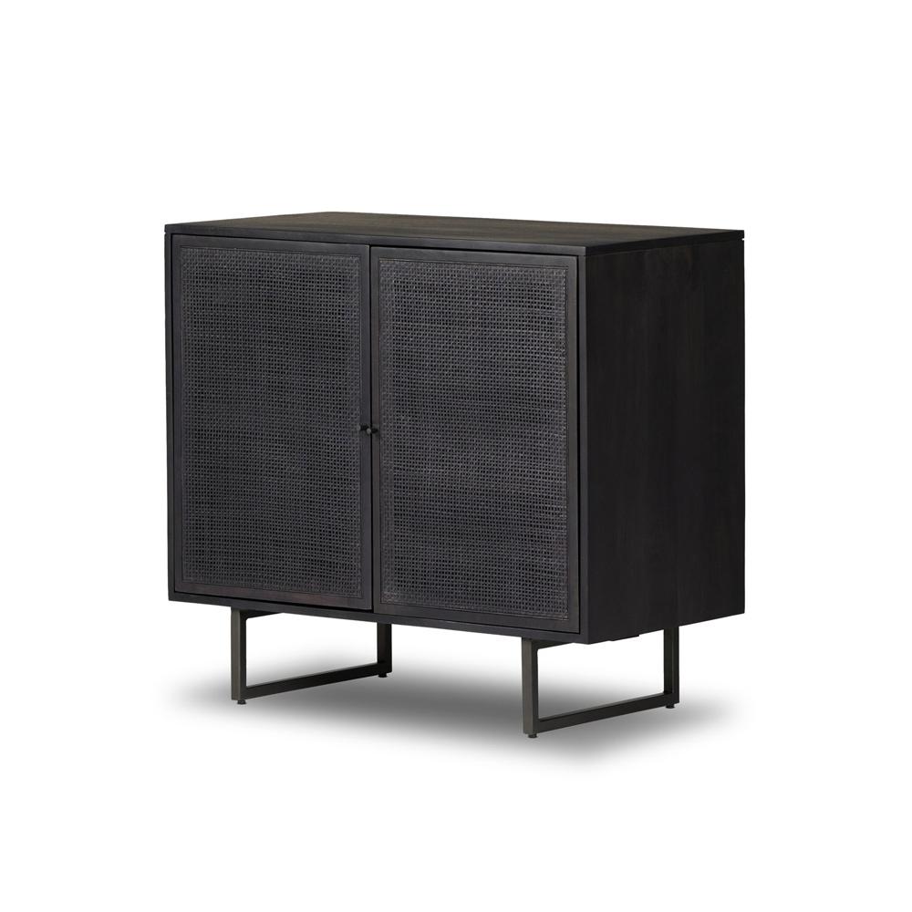 Four Hands - Prescott - Carmel Small Cabinet - Black Wash - 106692-004 veiw 1