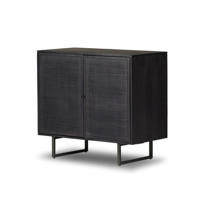 Four Hands - Prescott - Carmel Small Cabinet - Black Wash - 106692-004 veiw 1