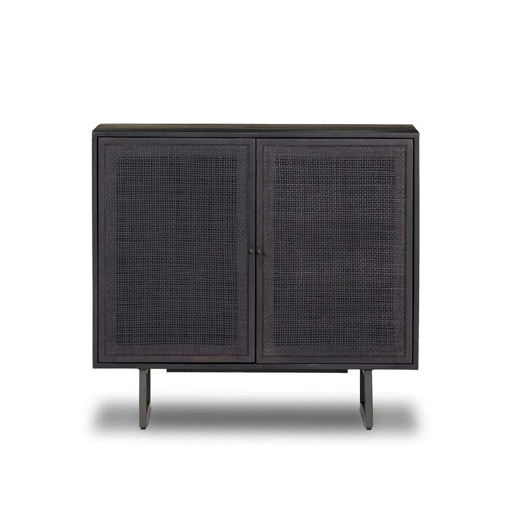 Four Hands - Prescott - Carmel Small Cabinet - Black Wash - 106692-004 veiw 2