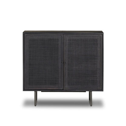 Four Hands - Prescott - Carmel Small Cabinet - Black Wash - 106692-004 veiw 2