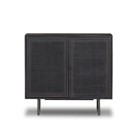 Four Hands - Prescott - Carmel Small Cabinet - Black Wash - 106692-004 veiw 2