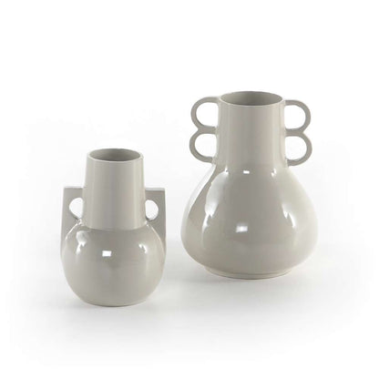 Four Hands - Primerose Vases (Set of 2) - Light Grey - 225022-001 veiw 1