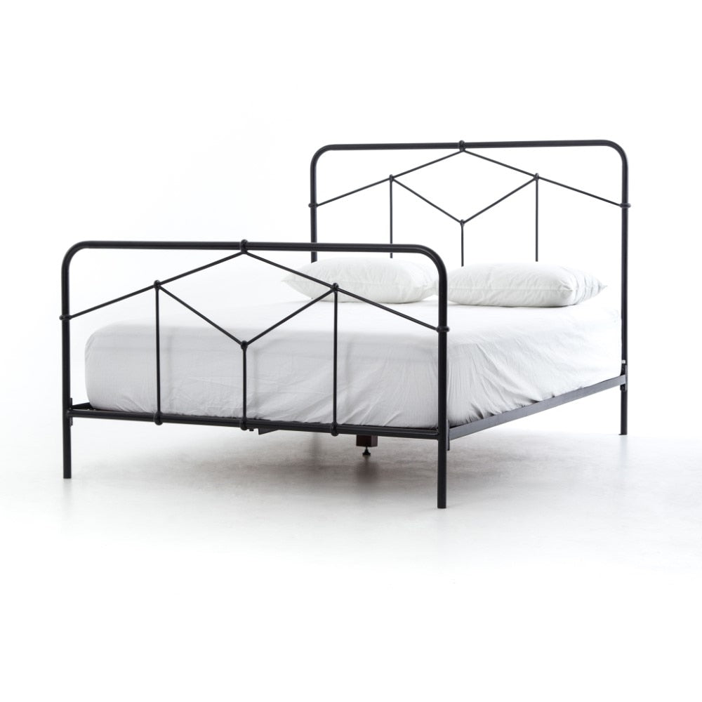 Four Hands - Casey Iron King Bed - Black - ICAP-K7 veiw 1