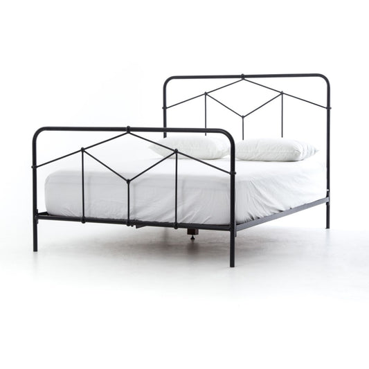 Four Hands - Casey Iron King Bed - Black - ICAP-K7 veiw 1