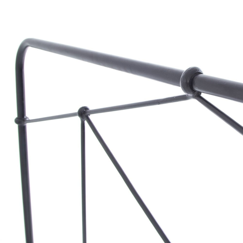 Four Hands - Casey Iron King Bed - Black - ICAP-K7 veiw 3