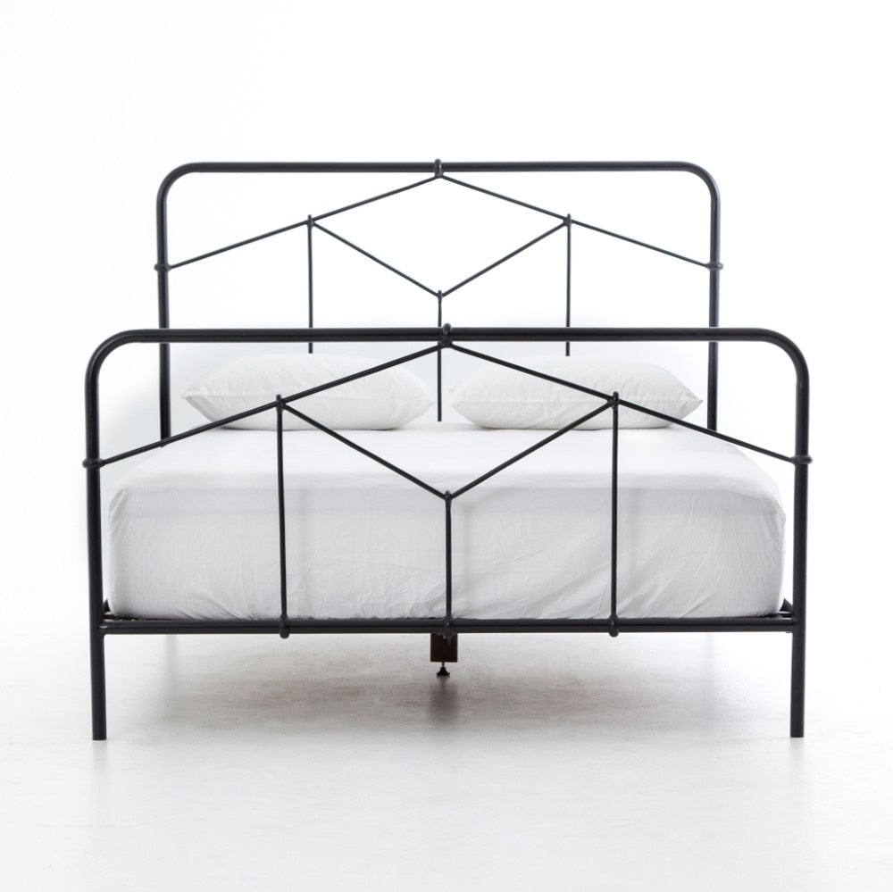 Four Hands - Casey Iron King Bed - Black - ICAP-K7 veiw 6
