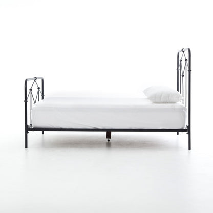 Four Hands - Casey Iron King Bed - Black - ICAP-K7 veiw 7