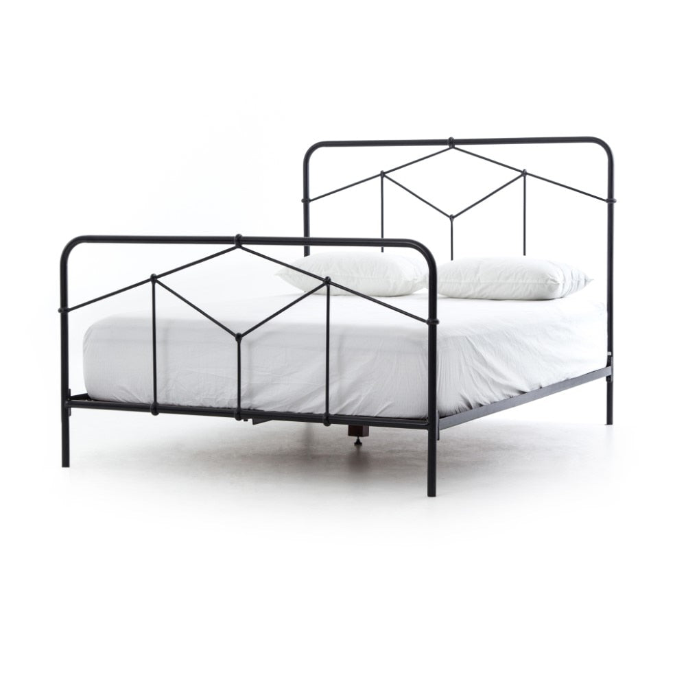 Four Hands - Casey Iron Queen Bed - Black - ICAP-Q7 veiw 1