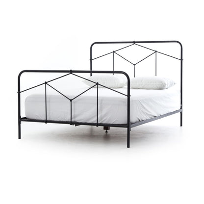 Four Hands - Casey Iron Queen Bed - Black - ICAP-Q7 veiw 1