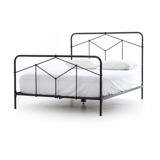 Four Hands - Casey Iron Queen Bed - Black - ICAP-Q7 veiw 1