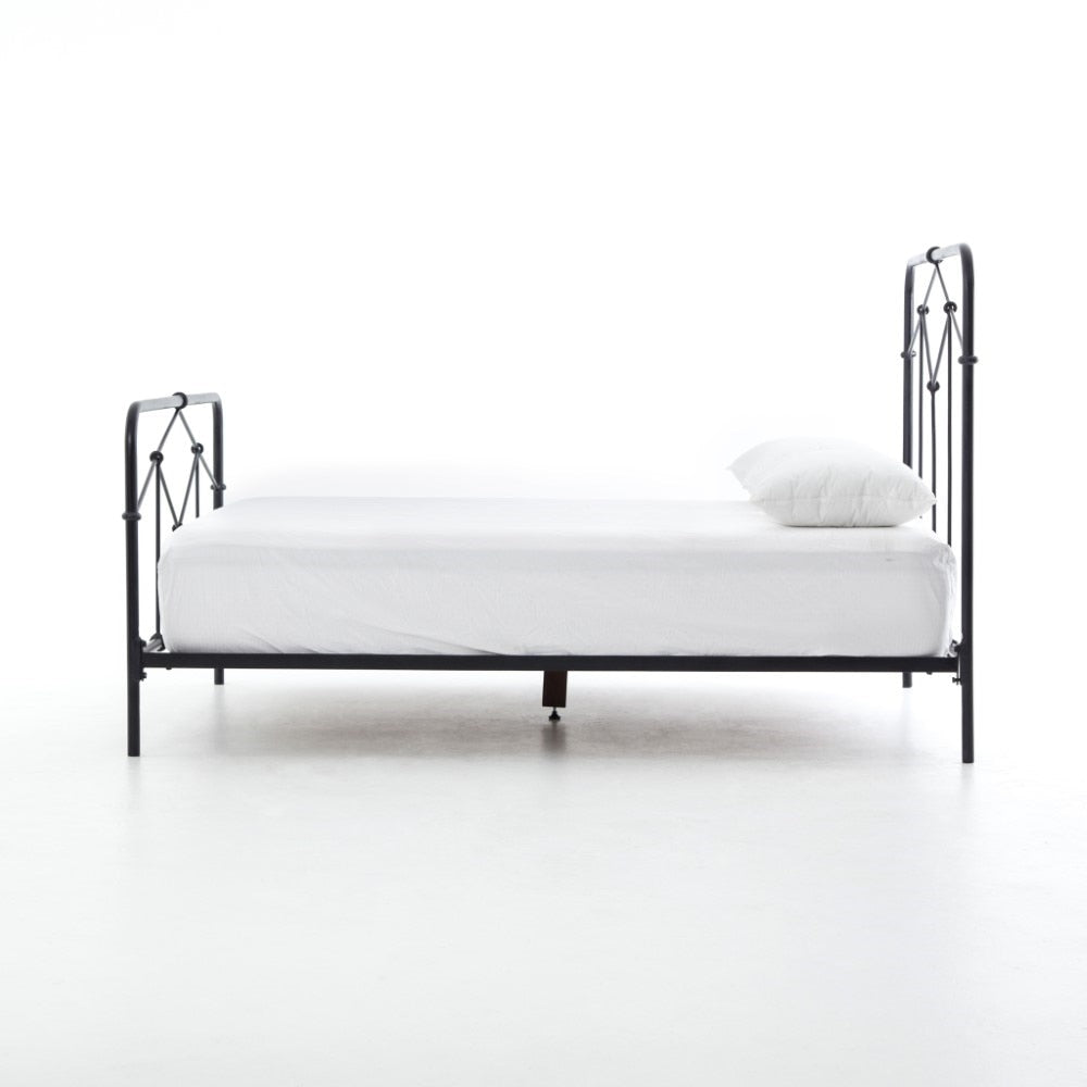 Four Hands - Casey Iron Queen Bed - Black - ICAP-Q7 veiw 7