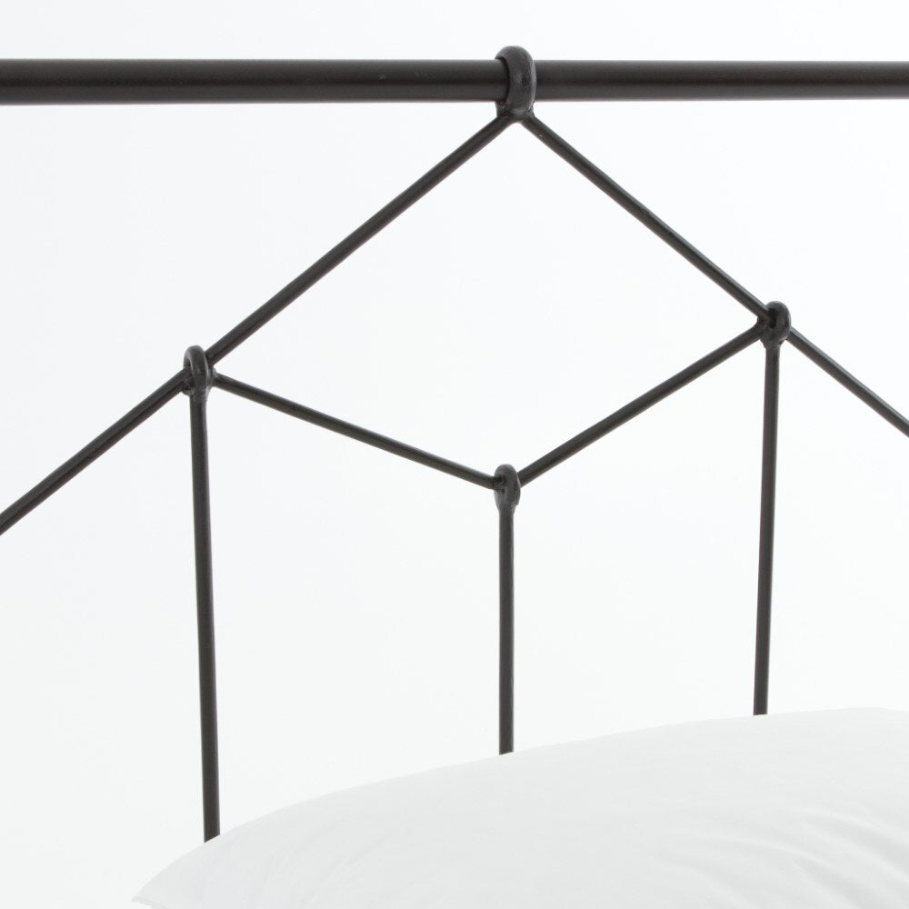 Four Hands - Casey Iron Twin Bed - Black - ICAP-T7 veiw 5
