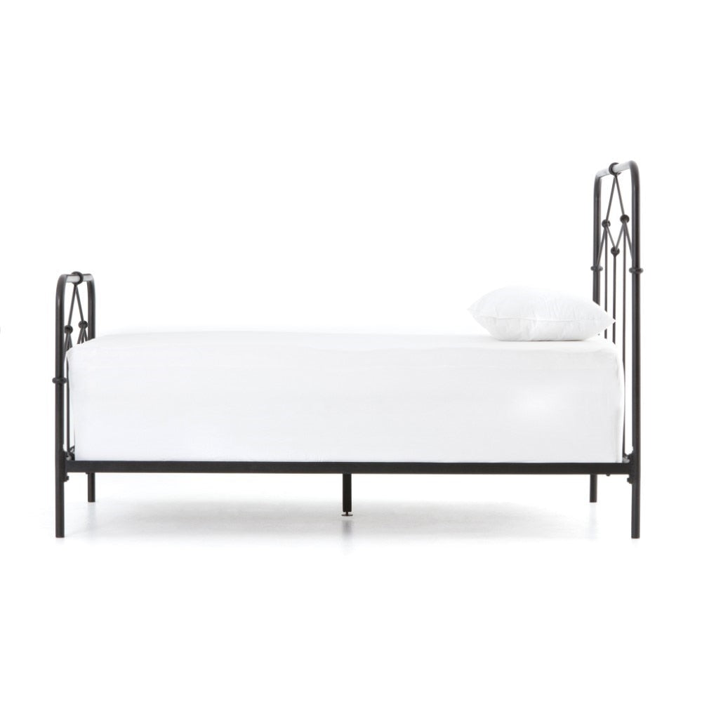 Four Hands - Casey Iron Twin Bed - Black - ICAP-T7 veiw 7