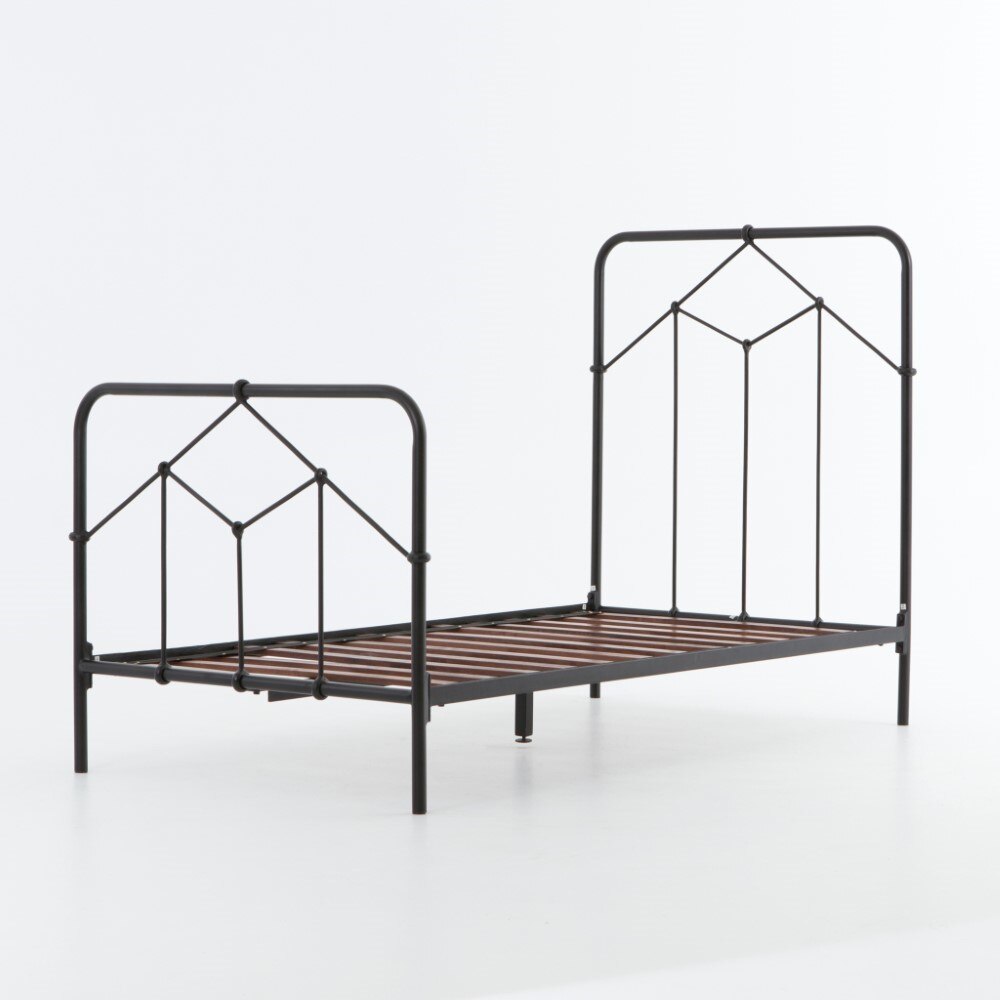 Four Hands - Casey Iron Twin Bed - Black - ICAP-T7 veiw 8