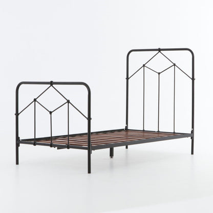 Four Hands - Casey Iron Twin Bed - Black - ICAP-T7 veiw 8