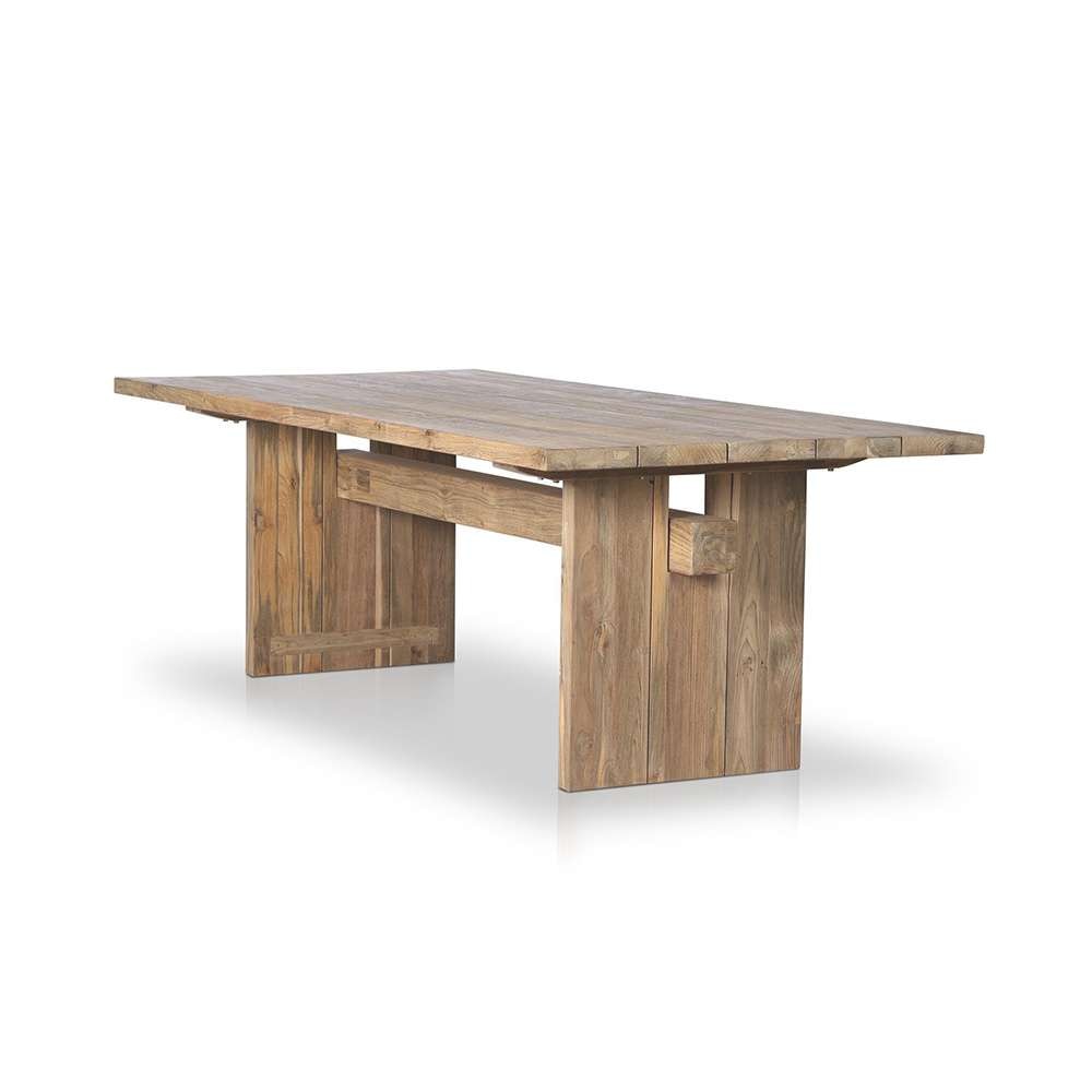 Four Hands - Providence - Brandy Outdoor Dining Table - 92 - Reclaimed Natural Fsc - 238946-002 veiw 4